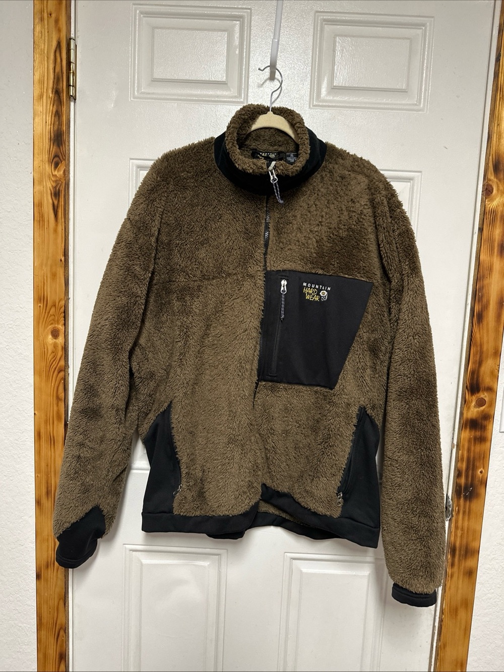Mountain Hardwear High Loft Monkey Man Fleece Jacket Size XXL Combat Green